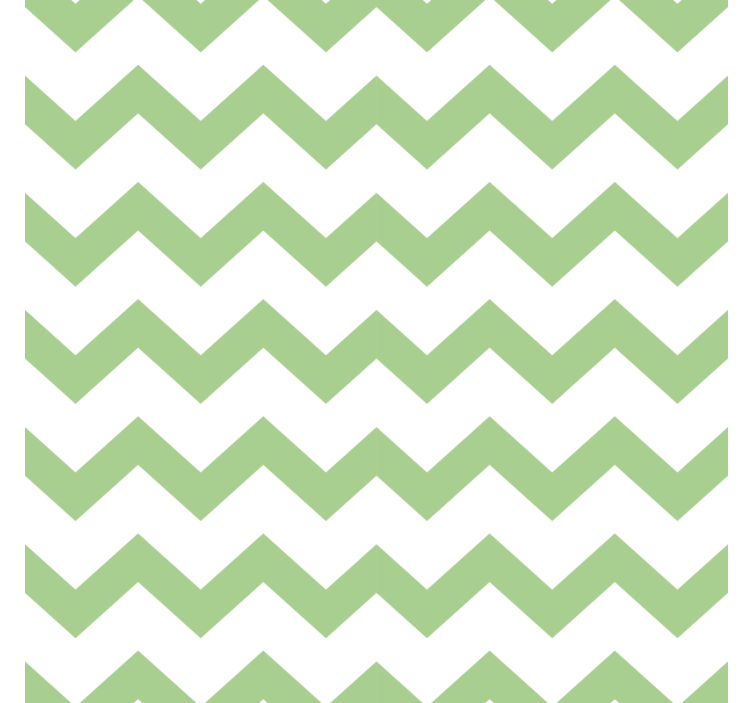 Texture coasters chevron pattern in green - TenStickers