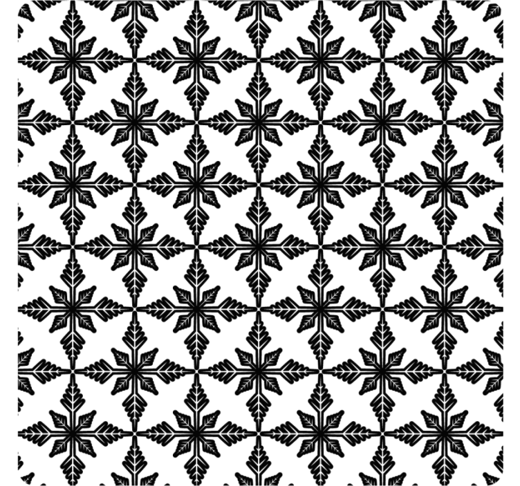 Texture coasters geometric black pattern - TenStickers
