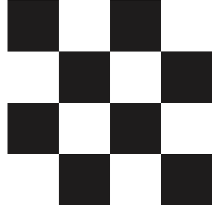 Texture coasters checkerboard pattern surface - TenStickers