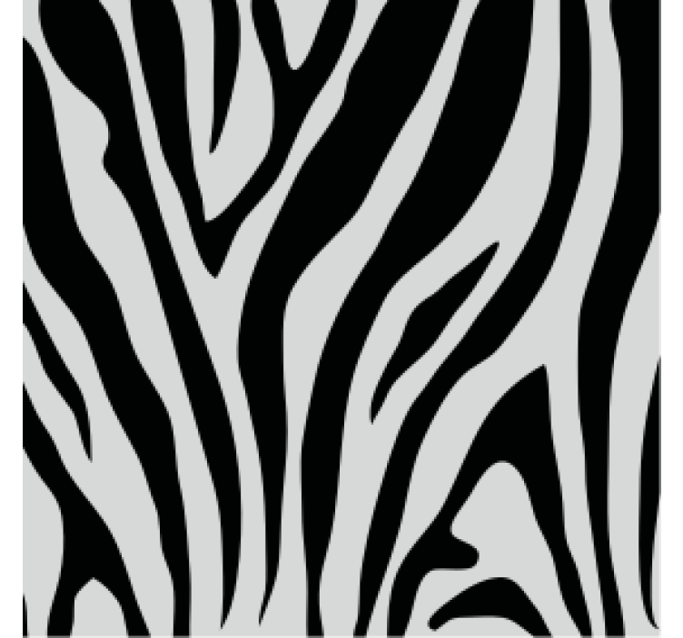 Texture coasters zebra stripe design - TenStickers