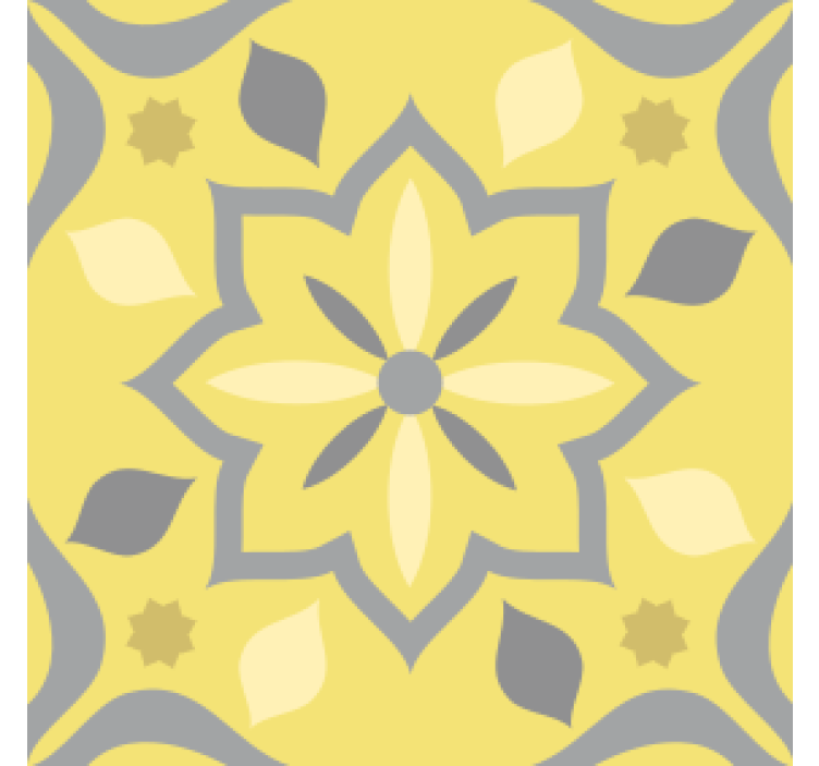 Wedding coasters floral print design - TenStickers