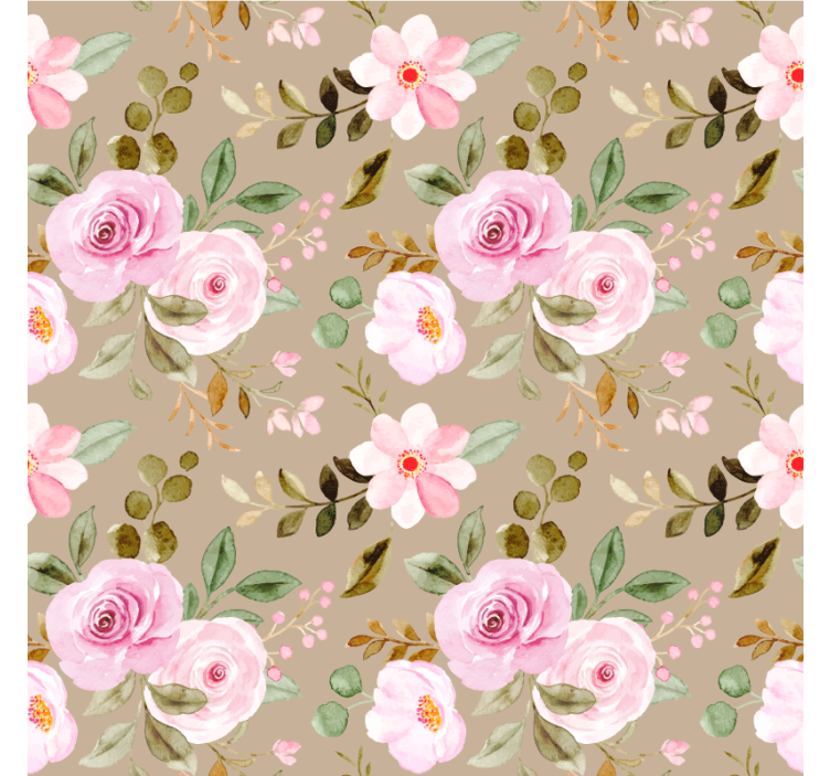 Texture coasters botanical print design - TenStickers