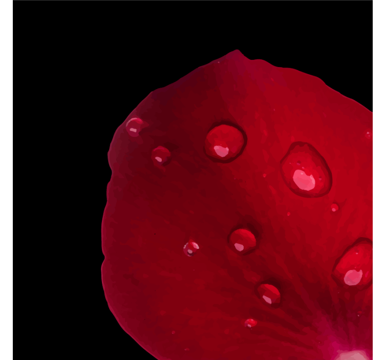 Dewy rose petal texture coasters - TenStickers