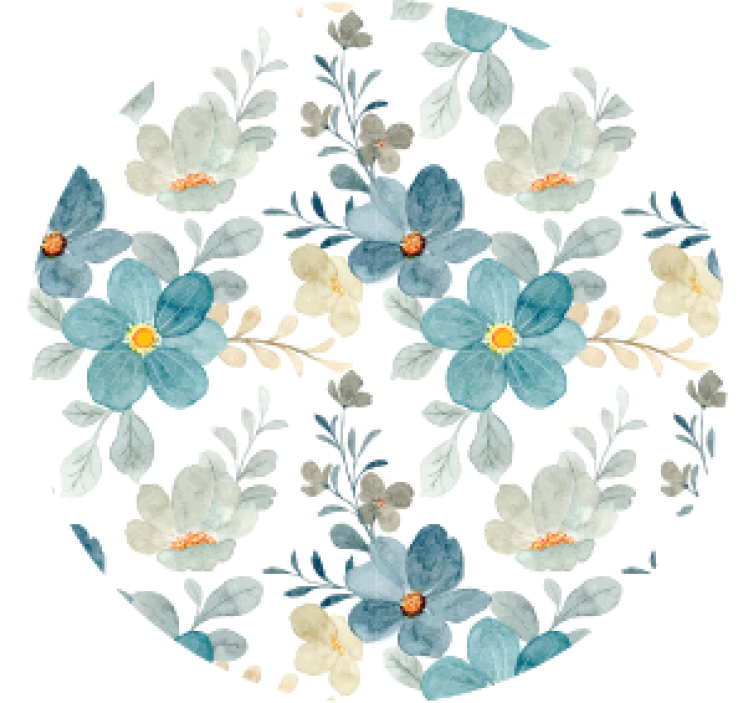 Modern coasters with botanical textured finish - TenStickers