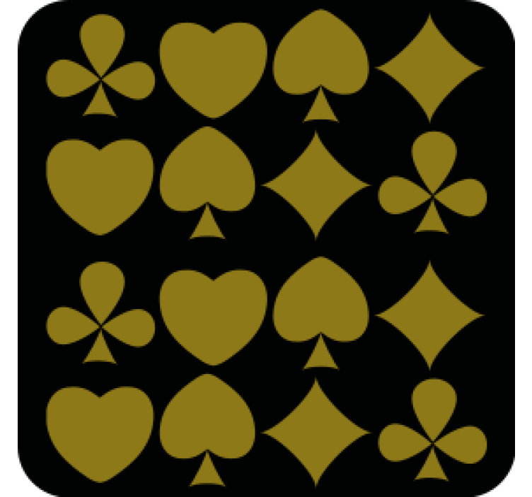 Texture coasters with geometric shapes design - TenStickers