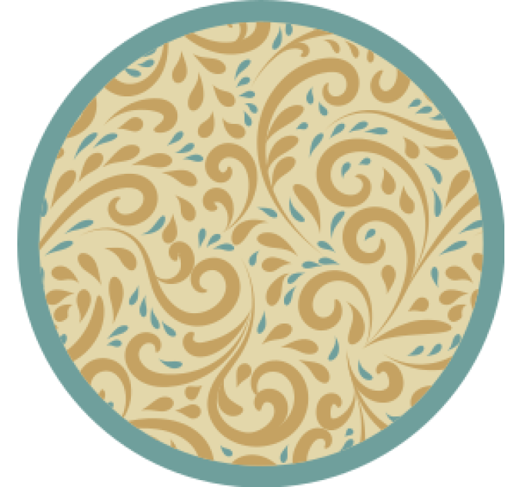 Texture coasters inspired by elegant florals - TenStickers