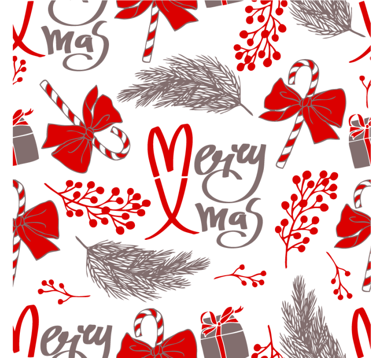 Christmas coaster with joyful holiday designs - TenStickers