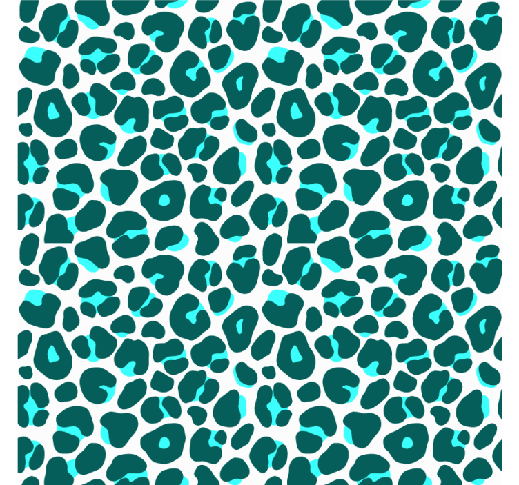 Texture coasters leopard spot print - TenStickers