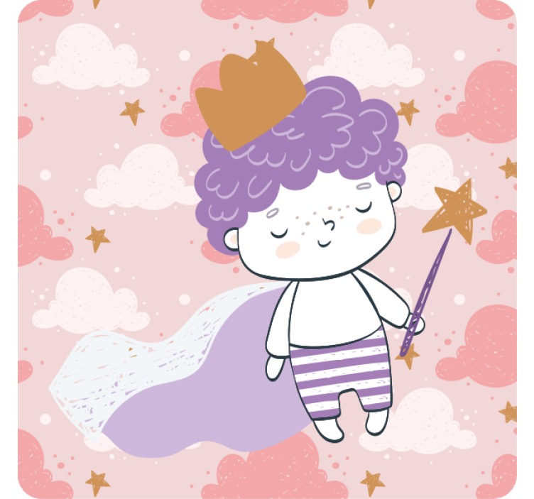 Geek coasters playful heroic character - TenStickers