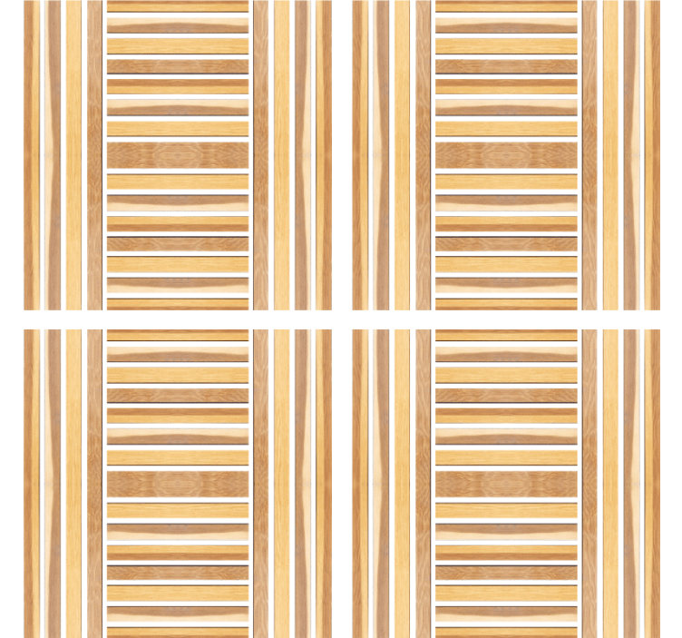Beer mats textured striped pattern - TenStickers
