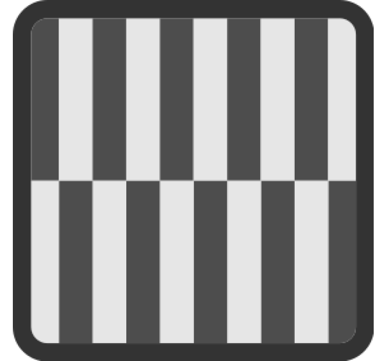 Texture coasters with striped surface pattern - TenStickers