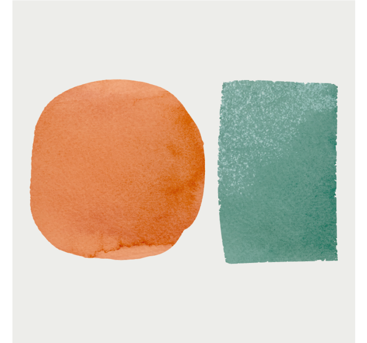 Texture coasters abstract shape pairing - TenStickers