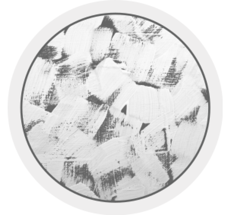 Texture coasters in abstract monochrome brushstrokes - TenStickers