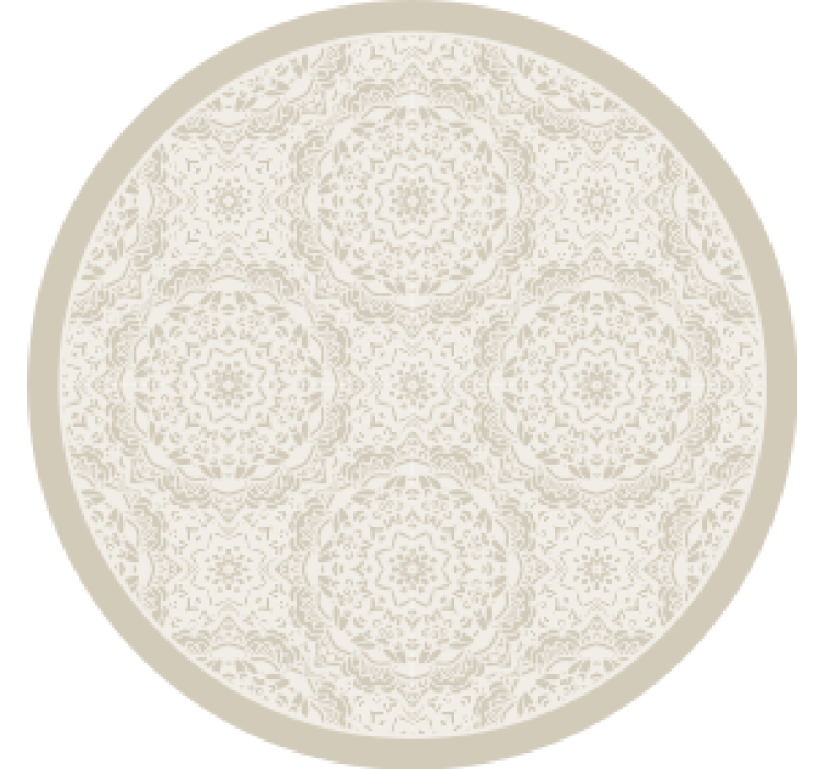 Texture coasters with detailed round design - TenStickers