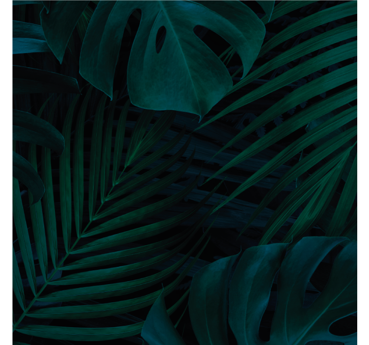 Texture coasters lush greenery design - TenStickers