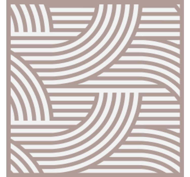 Texture coasters with layered line design - TenStickers