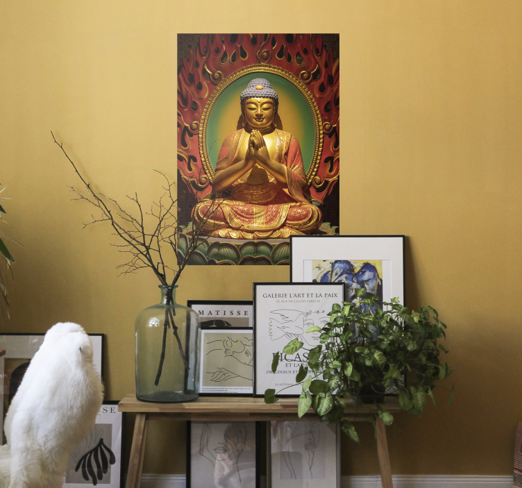 Buddha religious poster design - TenStickers