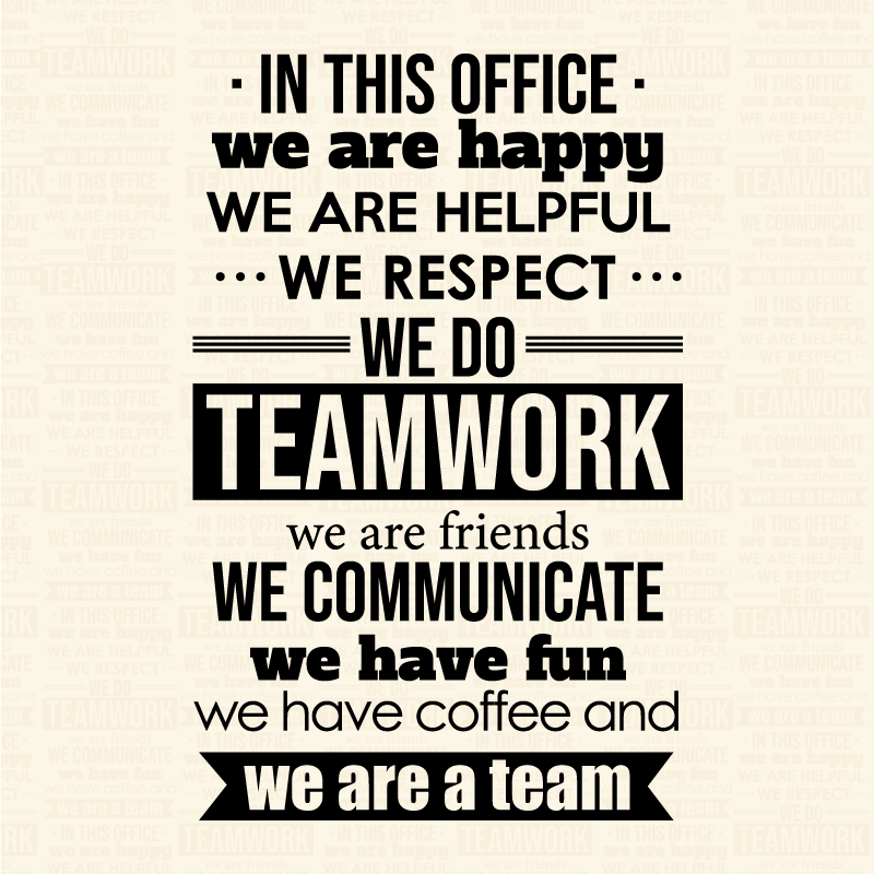 Office poster motivational work quotes - TenStickers