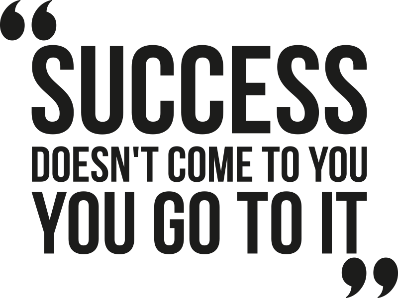 Office poster of successful great design - TenStickers