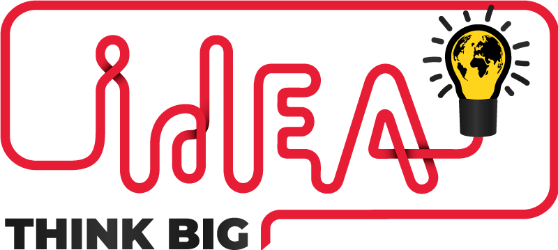 Office poster think big light bulb - TenStickers