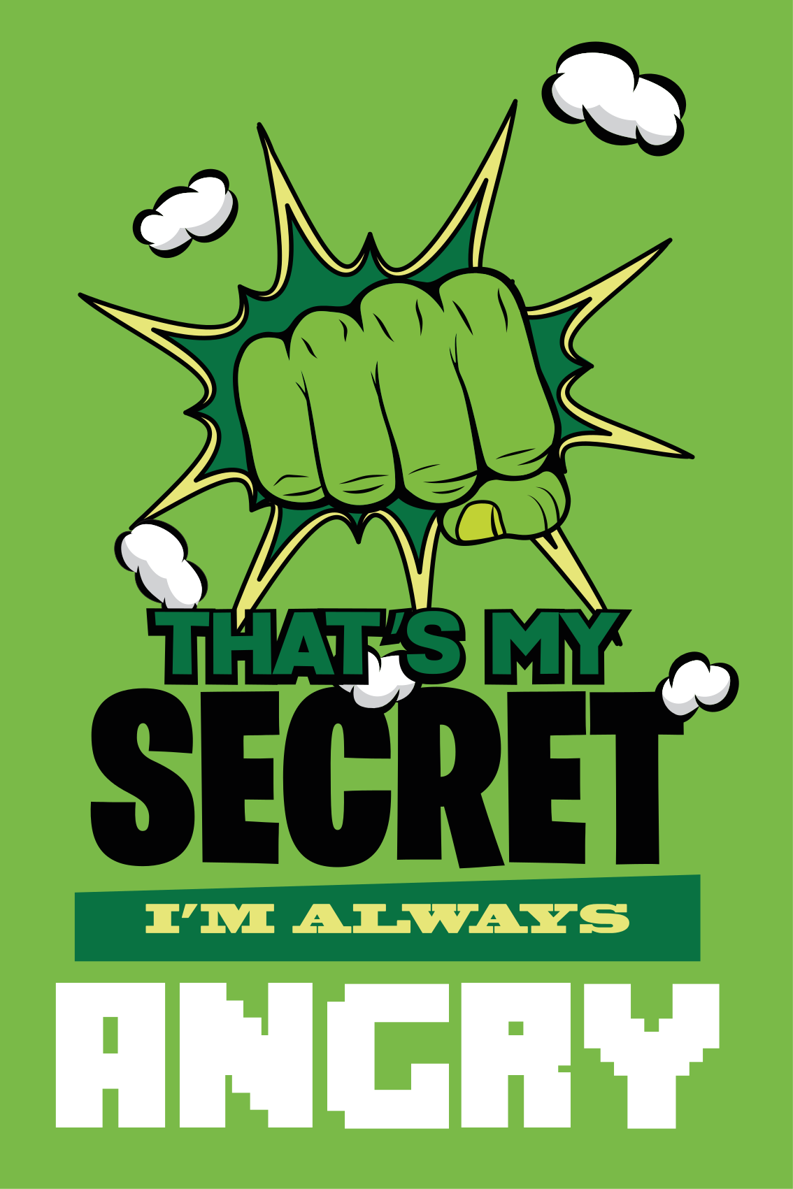 Poster for teenager i'm always angry - TenStickers