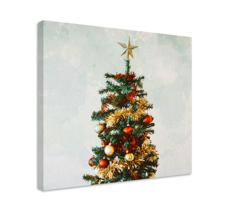 Christmas tree Christmas canvas prints - TenStickers