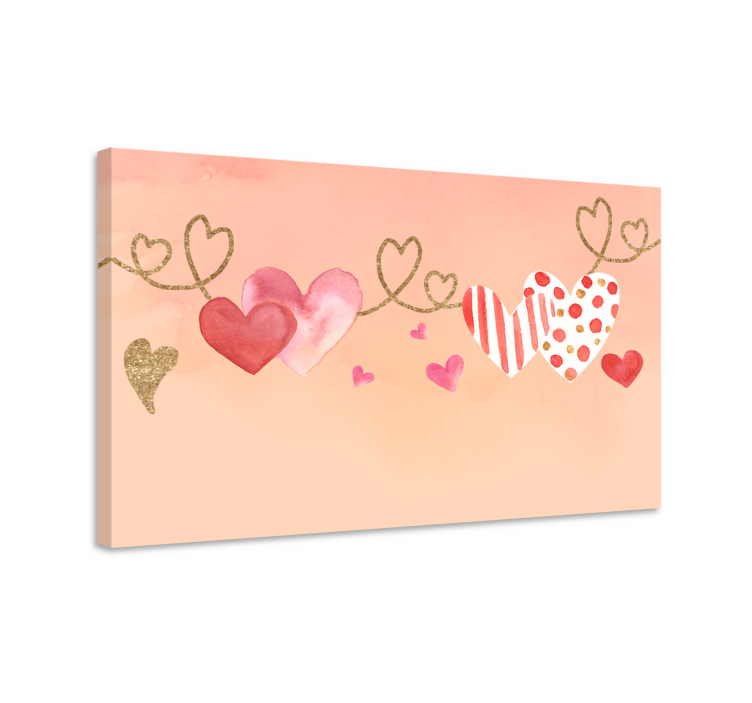 Flowers canvas heartfelt bond connection - TenStickers