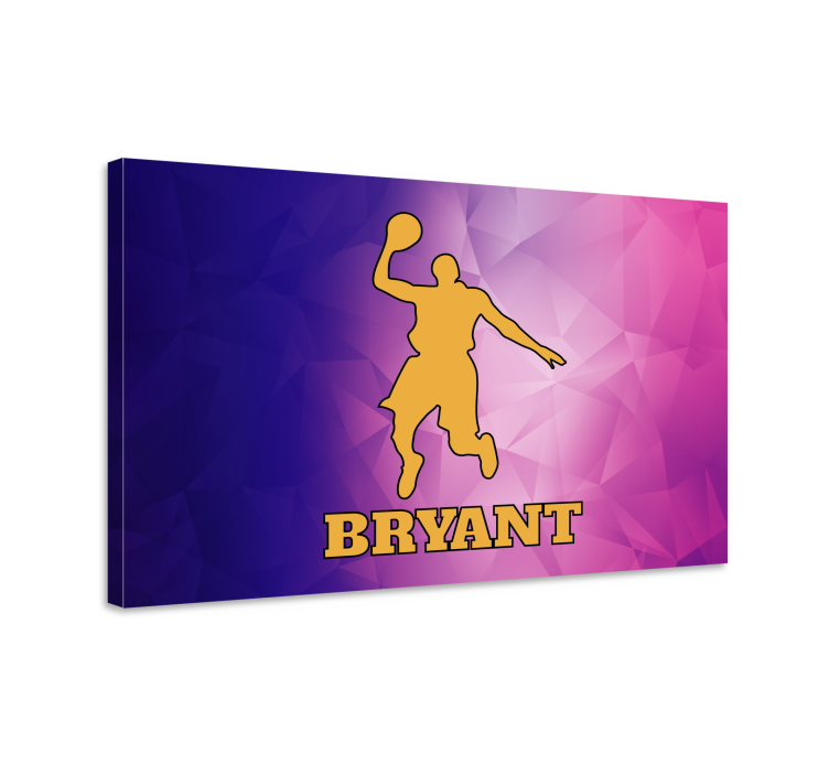 Sports canvas art energetic basketball player - TenStickers