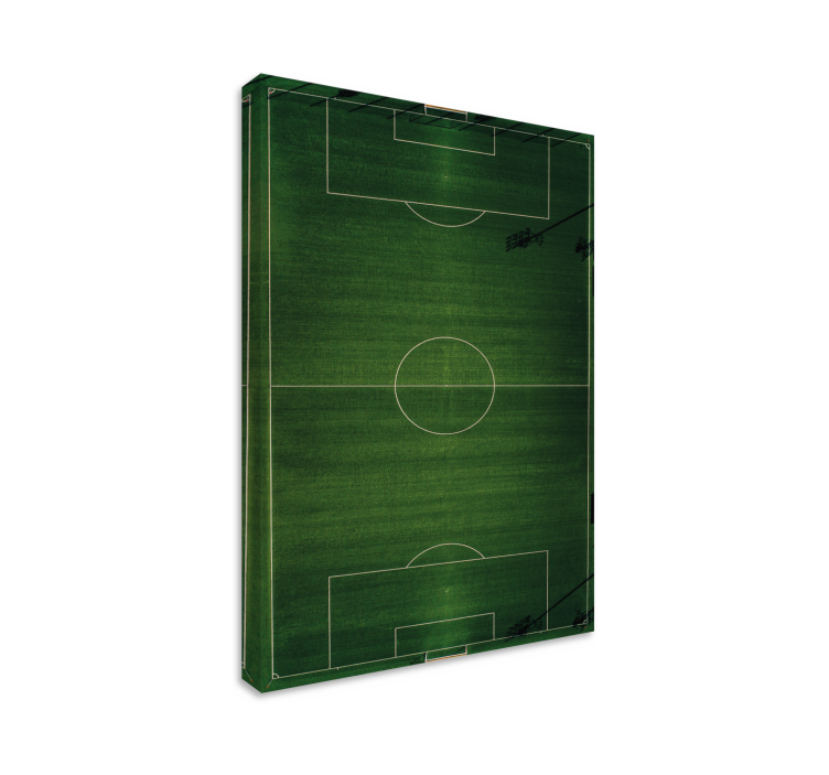 Simple football field home canvas prints - TenStickers