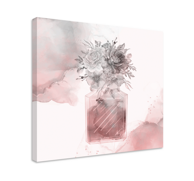 Flowers canvas floral arrangement artwork - TenStickers