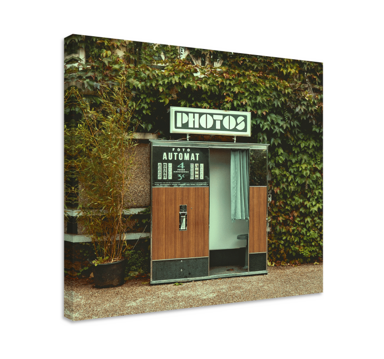 Video game framed wall art vintage photo booth - TenStickers
