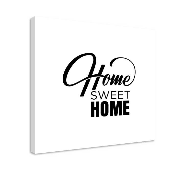 Quote canvas for cozy home - TenStickers