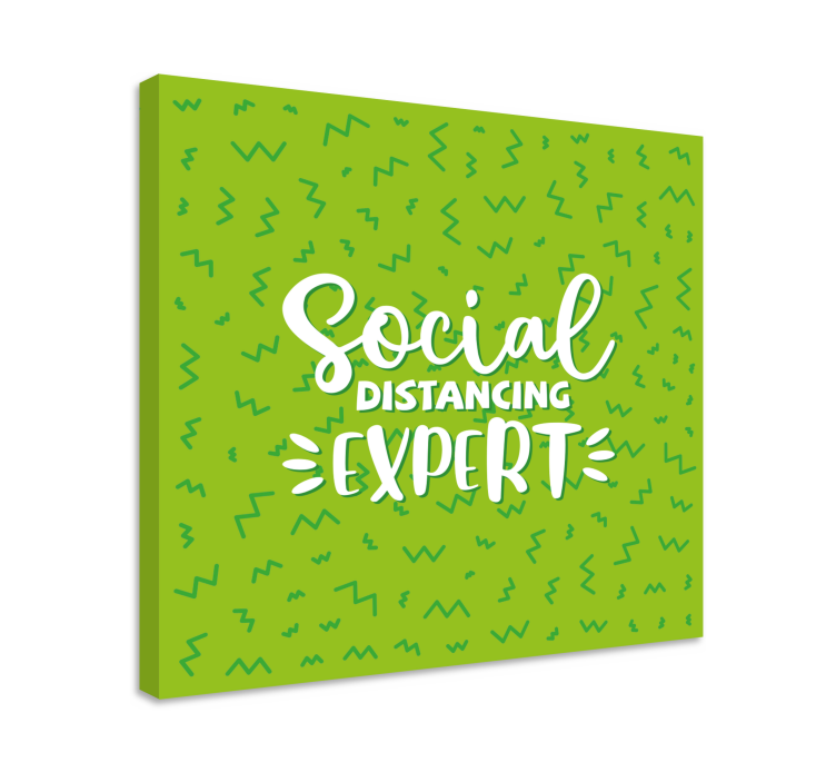 Distancing Proclamation quote canvas - TenStickers
