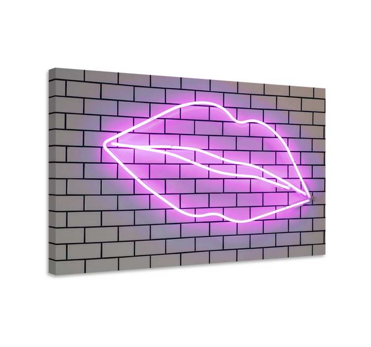Inspirational wall art kiss neon sign - TenStickers