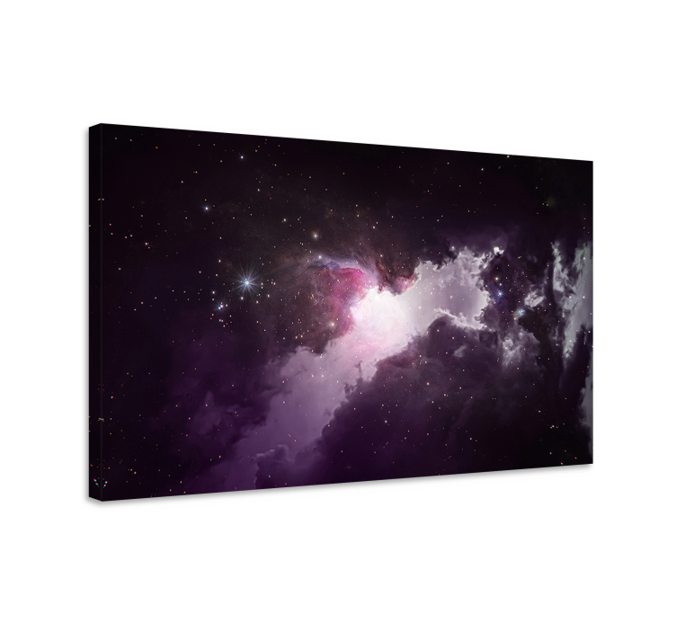 Cosmic Nebula Scene landscape canvas - TenStickers