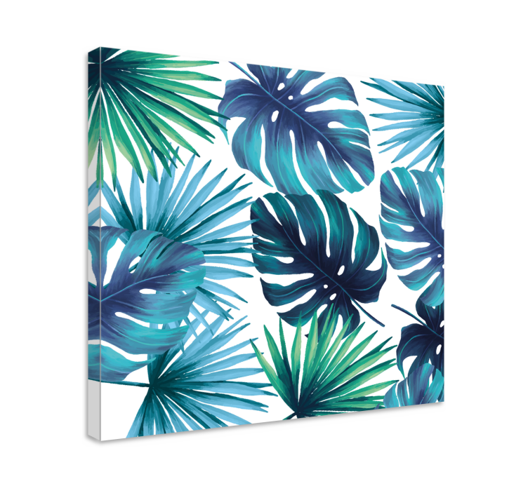 Tropical leaves california style - TenStickers