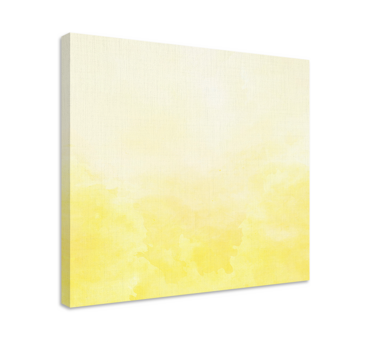 Yellow bright ombre effect canvas art prints - TenStickers