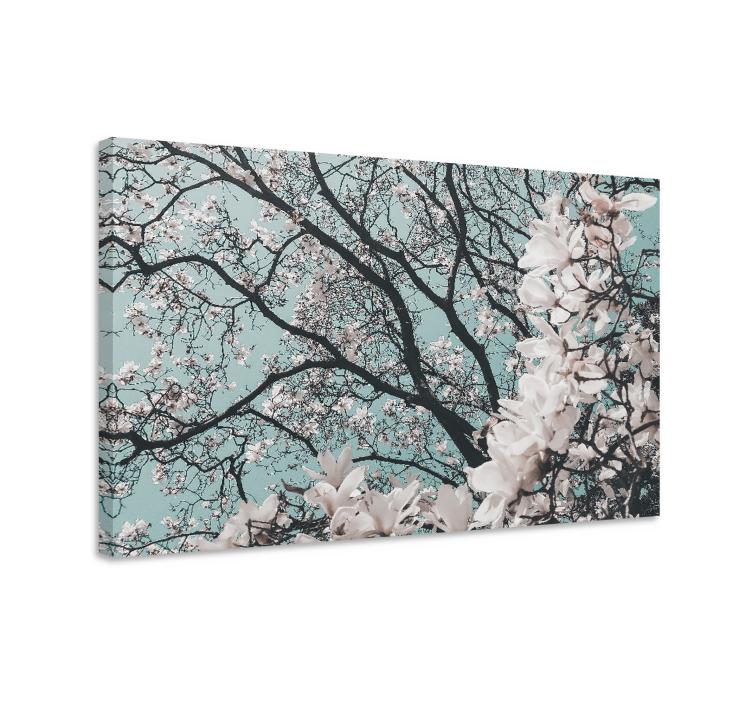 Elegant style cherry blossom flower canvas - TenStickers
