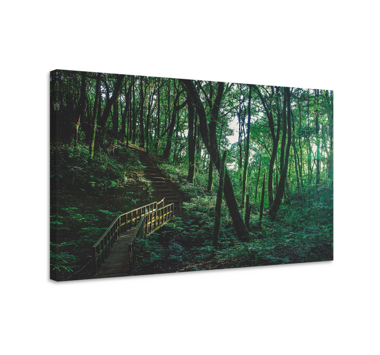 Landscape canvas woodland trail - TenStickers