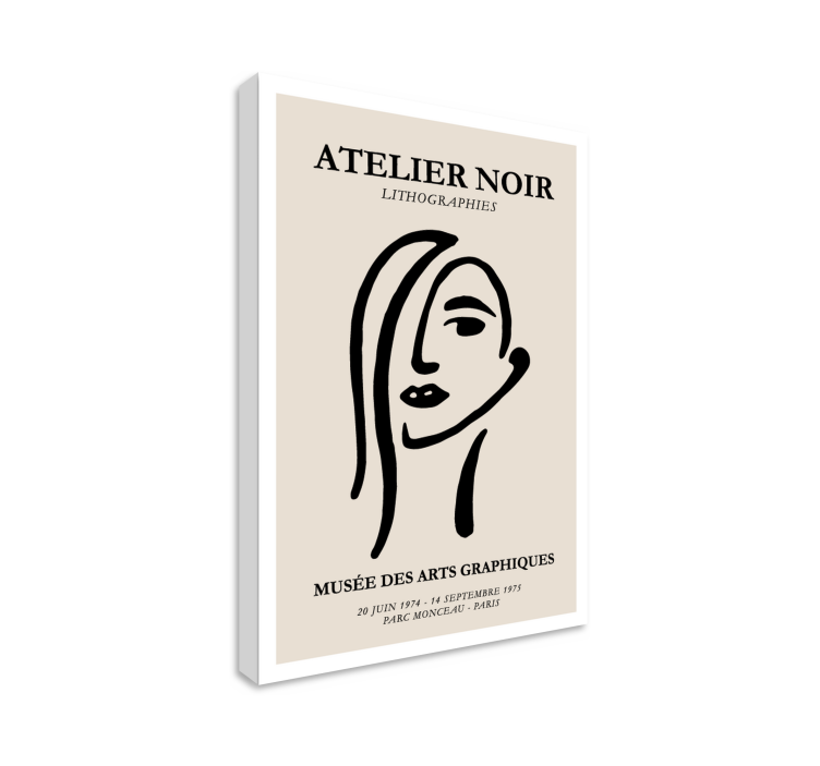 Atelier noir canvas art prints - TenStickers
