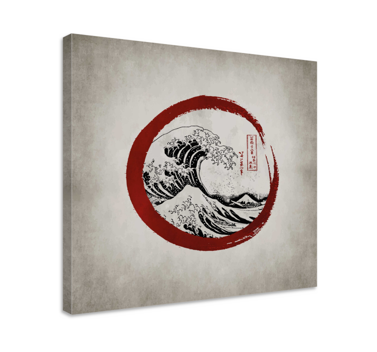 The great wave of Kanagawa canvas art prints - TenStickers