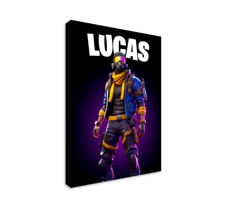 warrior in shades video game framed wall art - TenStickers