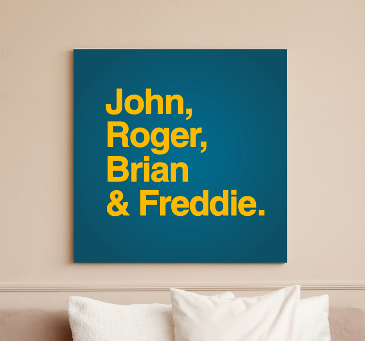 Abc canvas wall art personalized name collection - TenStickers