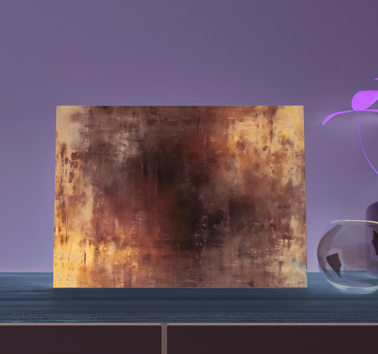 abstract paing living room wall art - TenStickers