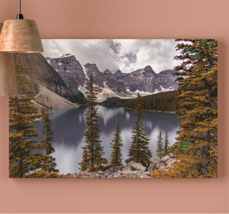 Canadian forest aesthetic landscape canvas - TenStickers