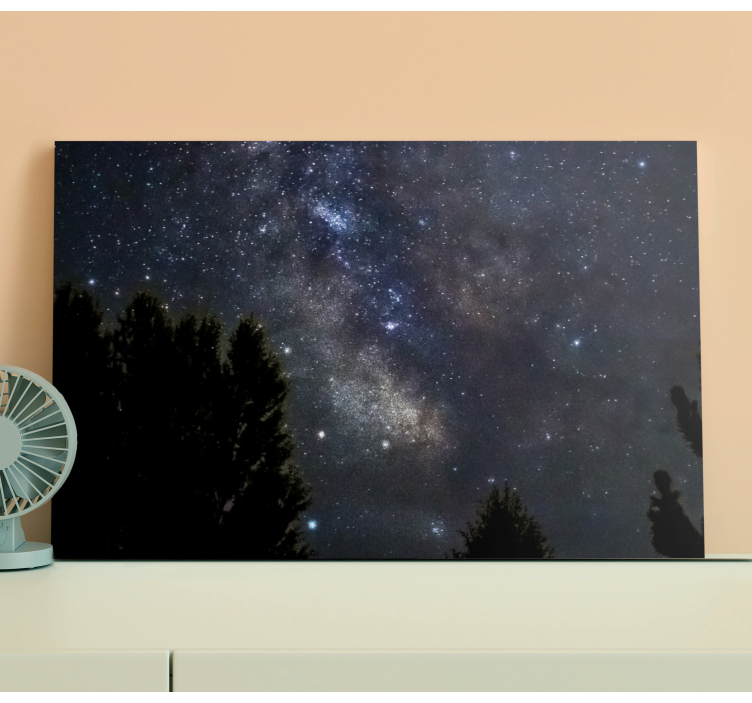 Celestial nightscape landscape canvas - TenStickers
