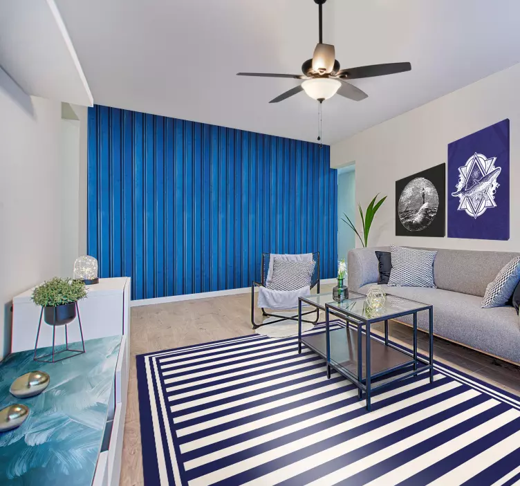 Decoration wall sticker oceanic brush strokes - TenStickers
