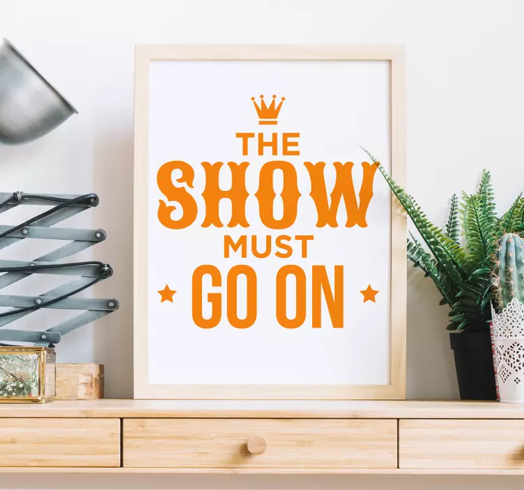 Queen typographic message lyric wall sticker - TenStickers