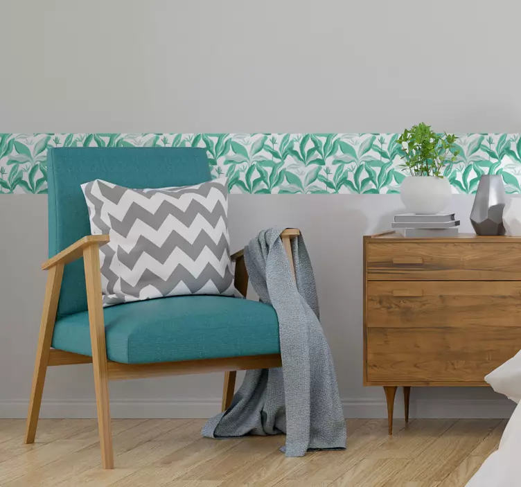 customizable image border wall border decal - TenStickers