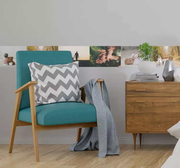 customizable image border wall border decal - TenStickers